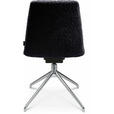 STUHL  in Aluminium Bouclé Metall, Textil  - Lavagrau/Alufarben, Design, Textil/Metall (46/81,5-84,5/55cm) - Johann Jakob