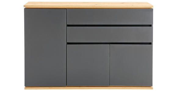 SIDEBOARD 139/93/42 cm  - Schwarz/Graphitfarben, MODERN, Holzwerkstoff/Kunststoff (139/93/42cm) - Xora