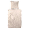 BETTWÄSCHE Makosatin 135/200 cm  - Beige/Goldfarben, Basics, Textil (135/200cm)