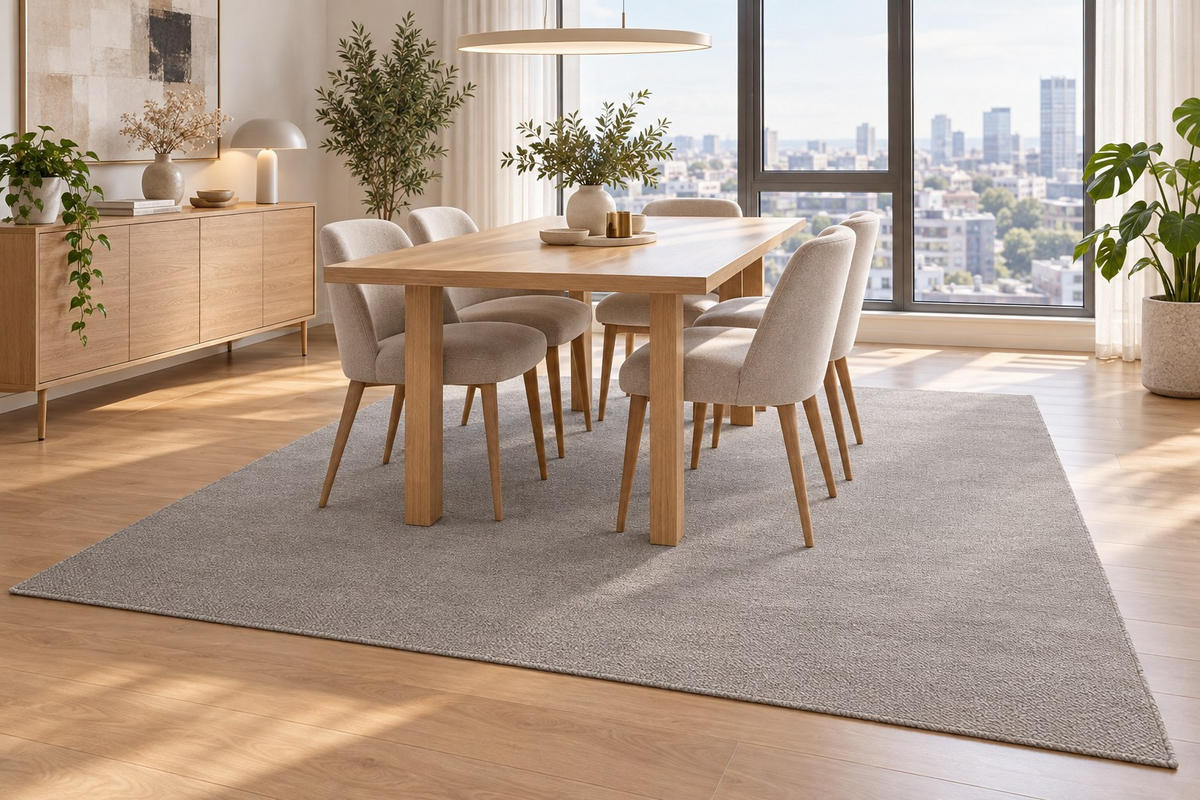 TKANA PREPROGA      200/290 cm    tkano  srebrne barve  - srebrne barve, Basics, umetna masa/tekstil (200/290cm) - Pierre Cardin