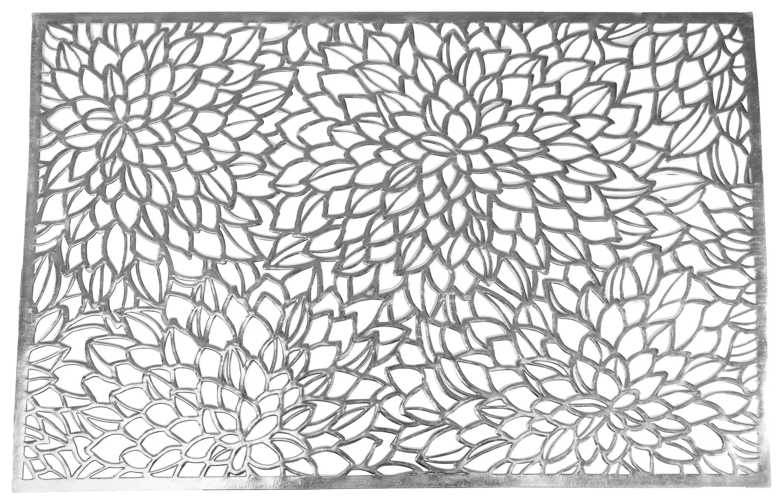 TISCHSET Kunststoff Silberfarben 30/45 cm  - Silberfarben, Basics, Kunststoff (30/45cm)