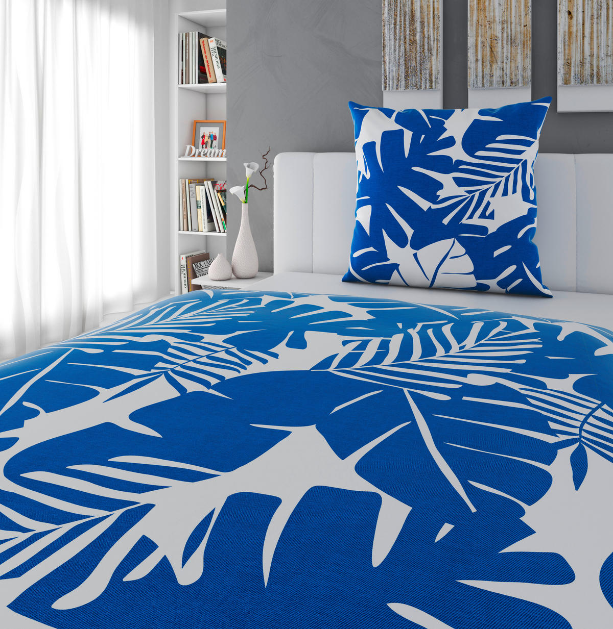 BETTWÄSCHE Renforcé 135/200 cm  - Blau, Textil (135/200cm) - Esposa