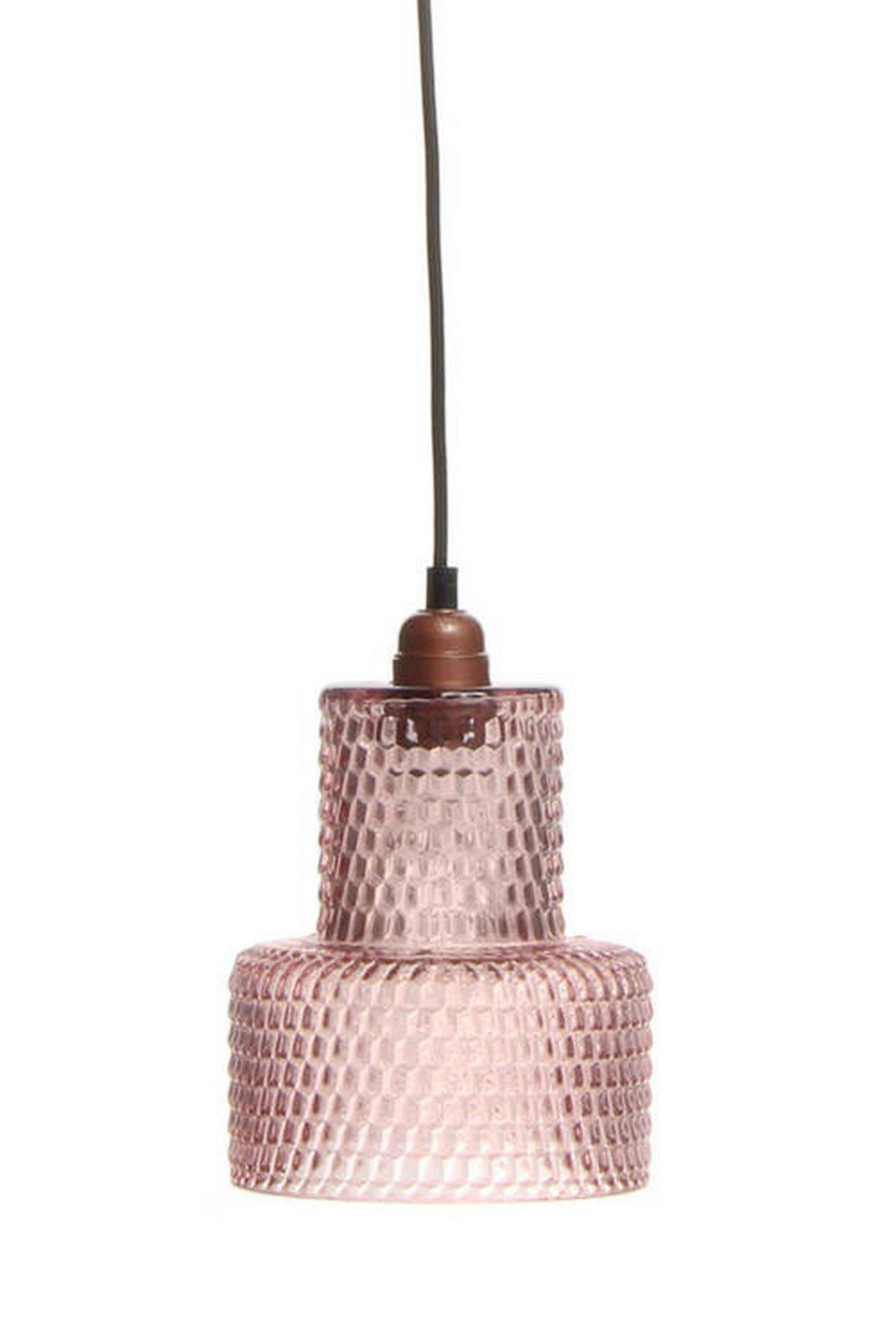 ZÁVĚSNÉ SVÍTIDLO,  17/27/17 cm - purpurová, Trend, sklo (17/27/17cm) - P & B