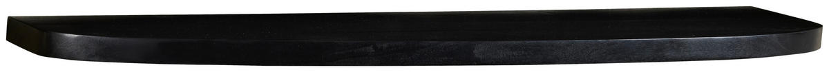 WANDREGAL  - Schwarz, Basics, Holz/Metall (120/3,5/25cm) - Livetastic