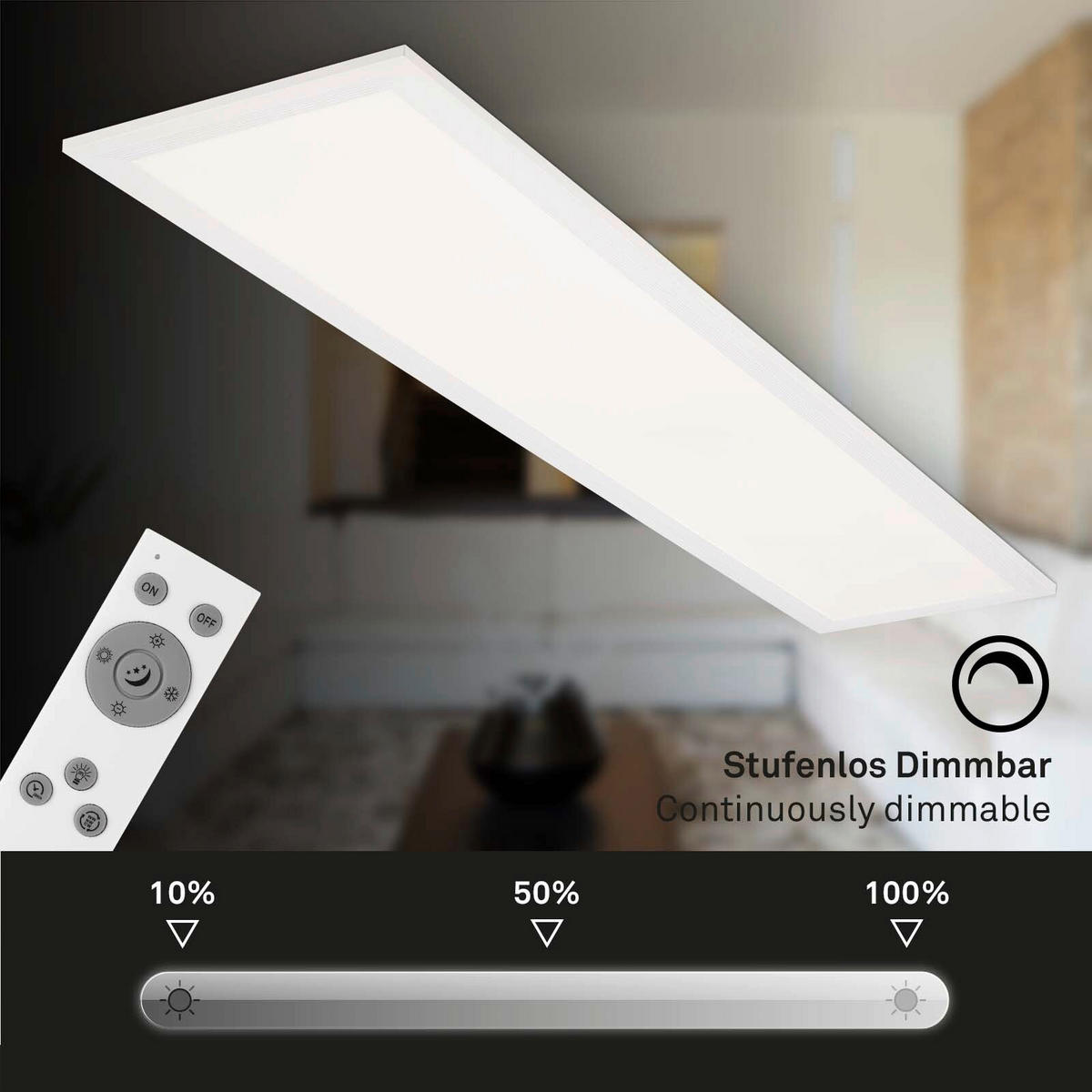 LED PANEL - bela, Trendi, plastika (78/18/6,5cm)