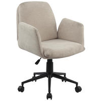 DREHSTUHL  in Webstoff Beige  - Beige/Schwarz, MODERN, Kunststoff/Textil (55/85-95/60cm) - MID.YOU