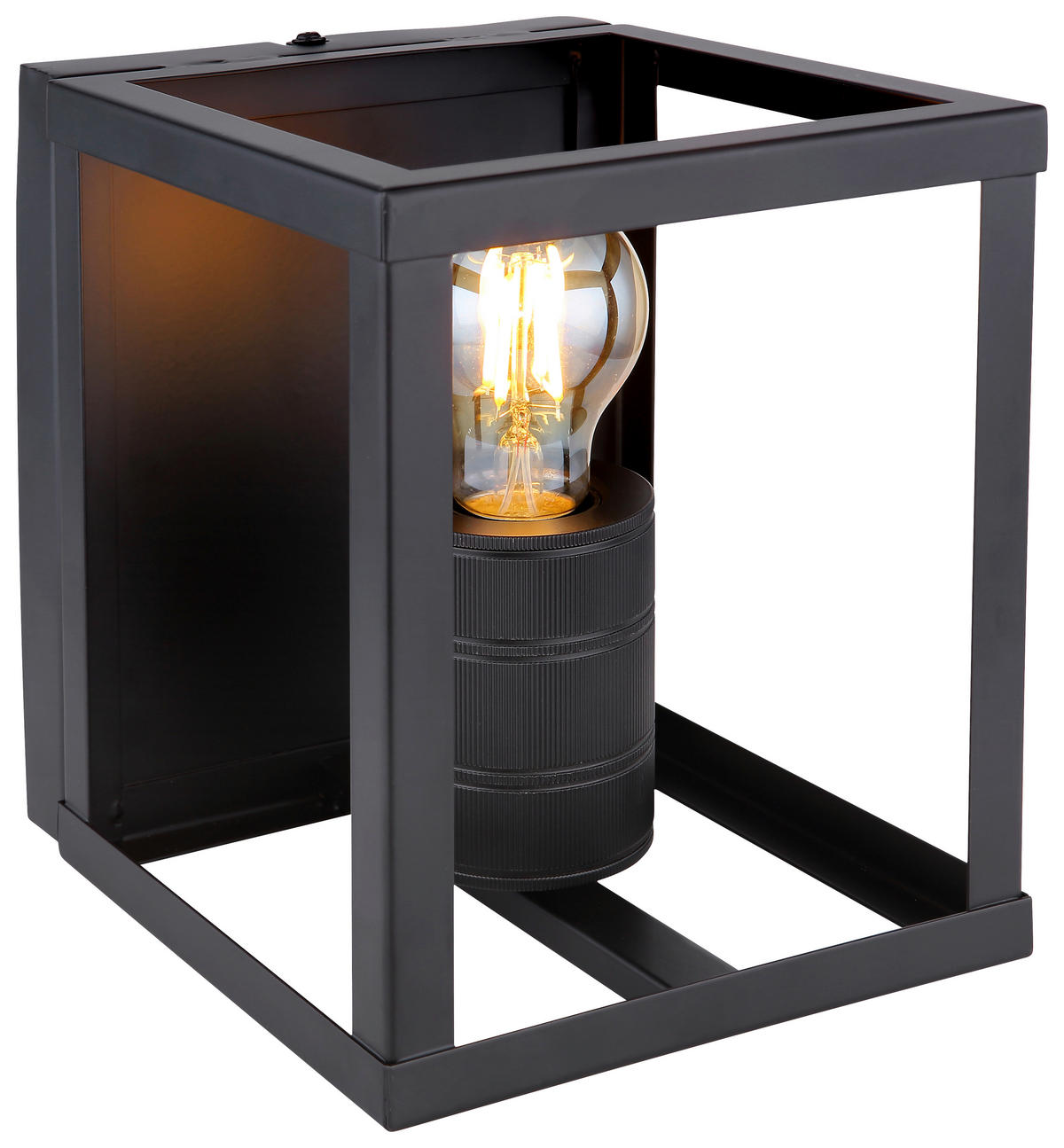 WANDLEUCHTE - Schwarz, Basics, Metall (17/19,5/20cm) - Globo