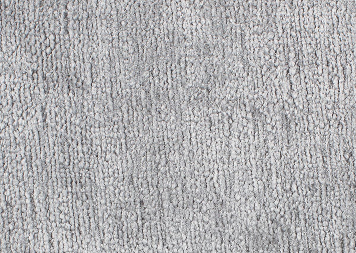 ECKSOFA in Chenille Grau  - Schwarz/Grau, Design, Textil/Metall (188/319cm) - Beldomo System