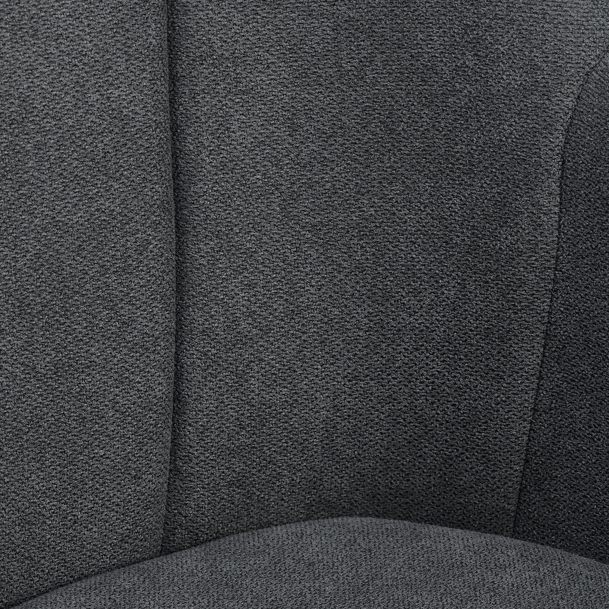 ARMLEHNSTUHL  in Eisen Webstoff  - Schwarz/Grau, LIFESTYLE, Textil/Metall (56/87/60cm) - MID.YOU