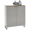SCHUHSCHRANK Eiche furniert Eichefarben, Sandfarben  - Sandfarben/Eichefarben, Design, Holz/Holzwerkstoff (93/104/36cm) - Dieter Knoll