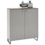 SCHUHSCHRANK Eiche furniert Eichefarben, Sandfarben  - Sandfarben/Eichefarben, Design, Holz/Holzwerkstoff (93/104/36cm) - Dieter Knoll