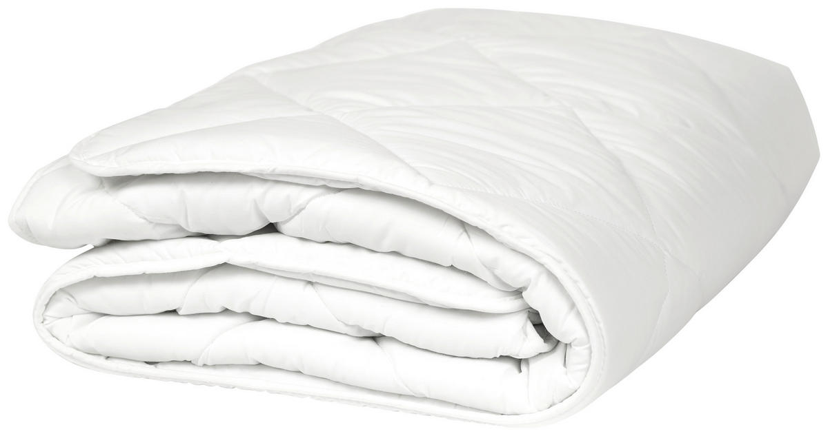 STEPPBETT  BASIC 95°C  135/200 cm   - Weiß, LIFESTYLE, Textil (135/200cm)