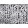 ECKSOFA Grau Chenille  - Schwarz/Grau, MODERN, Textil/Metall (290/182cm) - Hom`in