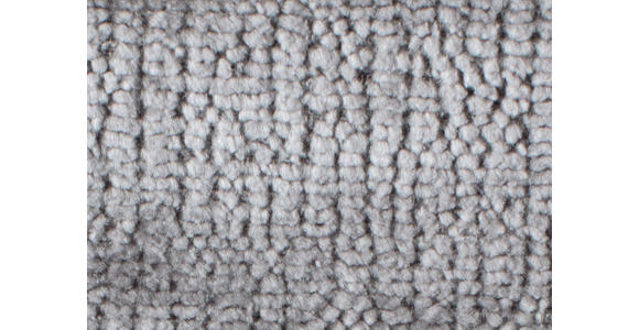 ECKSOFA Grau Chenille  - Schwarz/Grau, MODERN, Textil/Metall (290/182cm) - Hom`in