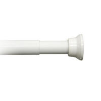 DUSCHDRAPERISTÅNG  - vit, Basics, metall (120-220cm)