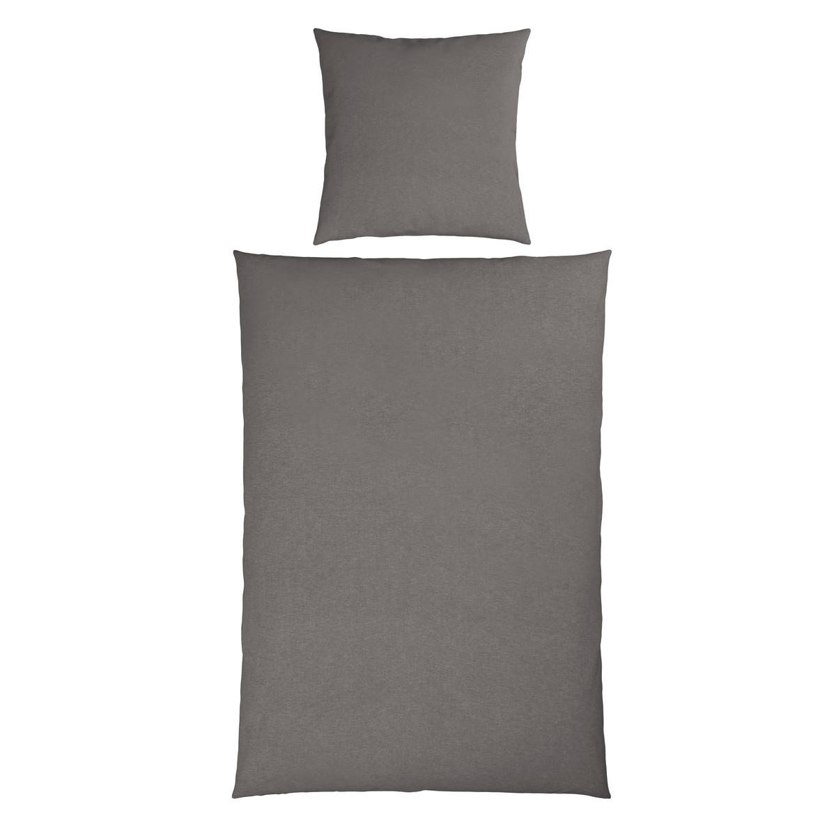 BETTWÄSCHE Flanell Flanell 135/200 cm  - Silberfarben, Basics, Textil (135/200cm) - Novel