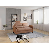 3-SITZER-SOFA Mikrofaser Cognac  - Wengefarben/Cognac, Konventionell, Holz/Textil (179/89/89cm) - Sit & More
