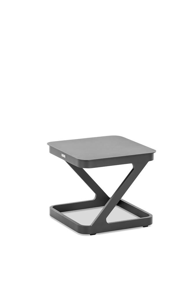 GARTENBEISTELLTISCH 52/52/46 cm Metall  - Anthrazit, Design, Metall (52/52/46cm)