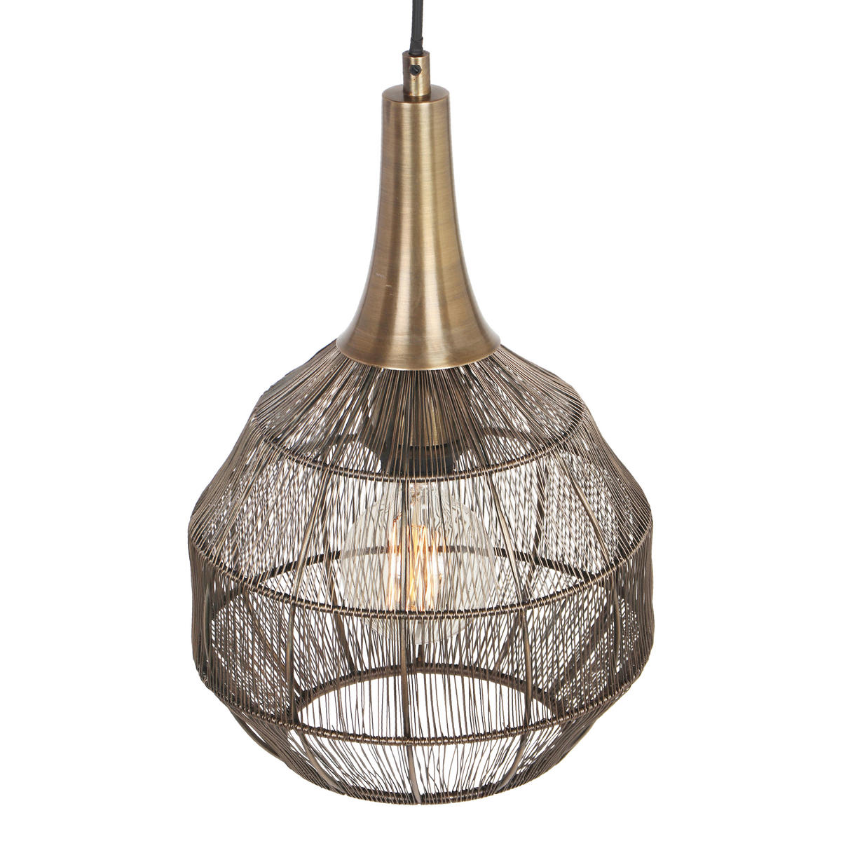 HÄNGELEUCHTE 26/150 cm    - Messingfarben, Basics, Metall (26/150cm) - Trio Leuchten