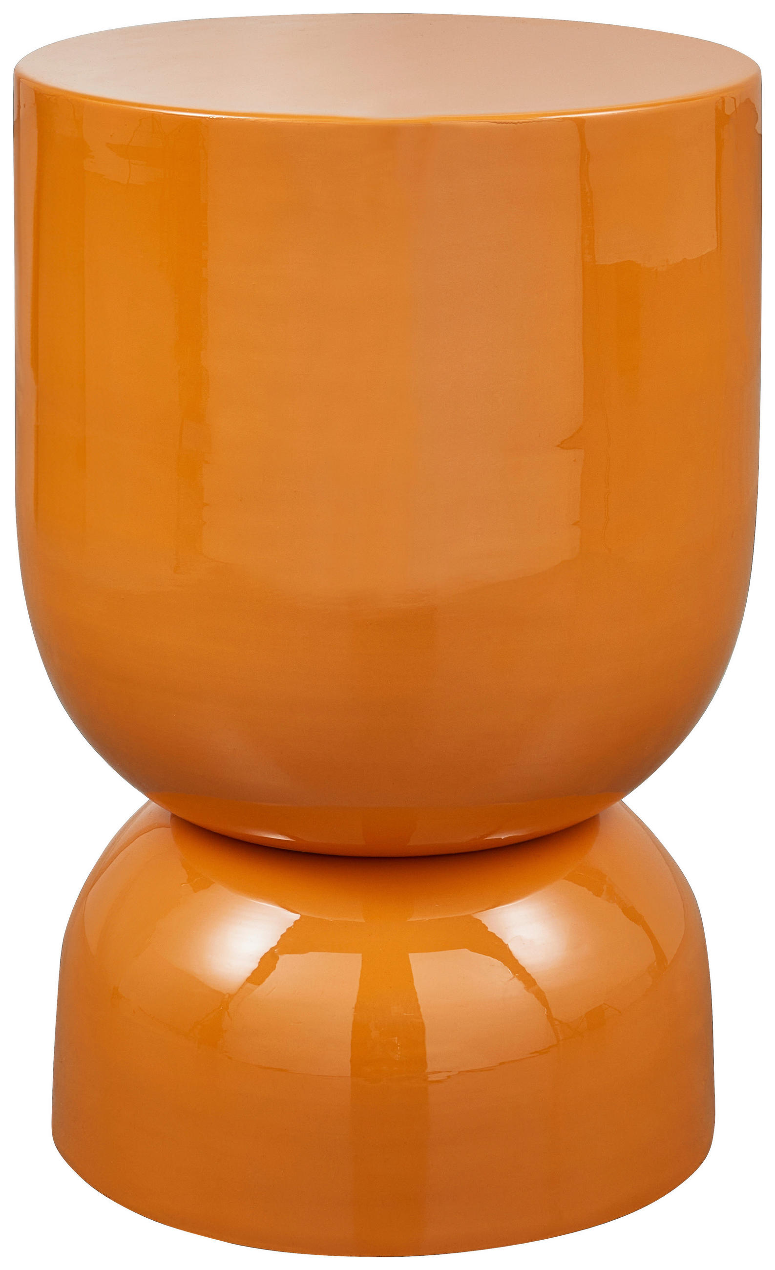 BEISTELLTISCH 32/32/47 cm Orange  - Orange, KONVENTIONELL, Metall (32/32/47cm) - Ambia Home