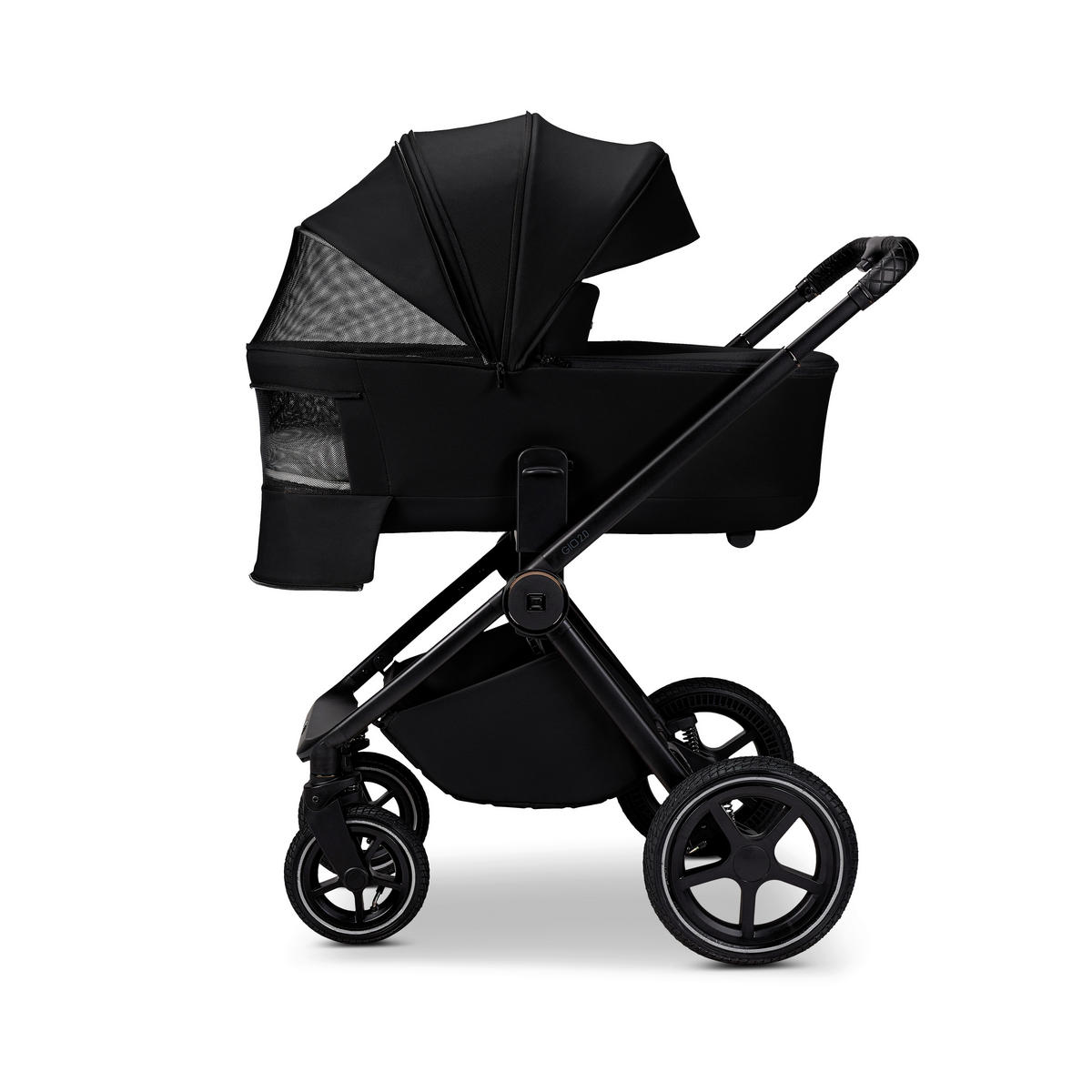 KOMBIKINDERWAGEN  Gio 2.0  Onyx  - Schwarz, Basics (84/61/114cm) - Moon