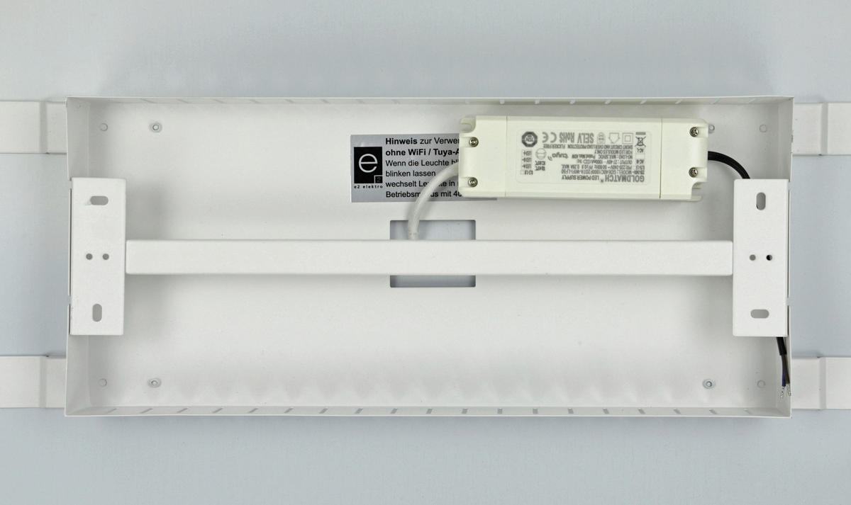 LED-DECKENLEUCHTE  Smart 62/62/5 cm   - Weiß, Basics, Kunststoff/Metall (62/62/5cm)