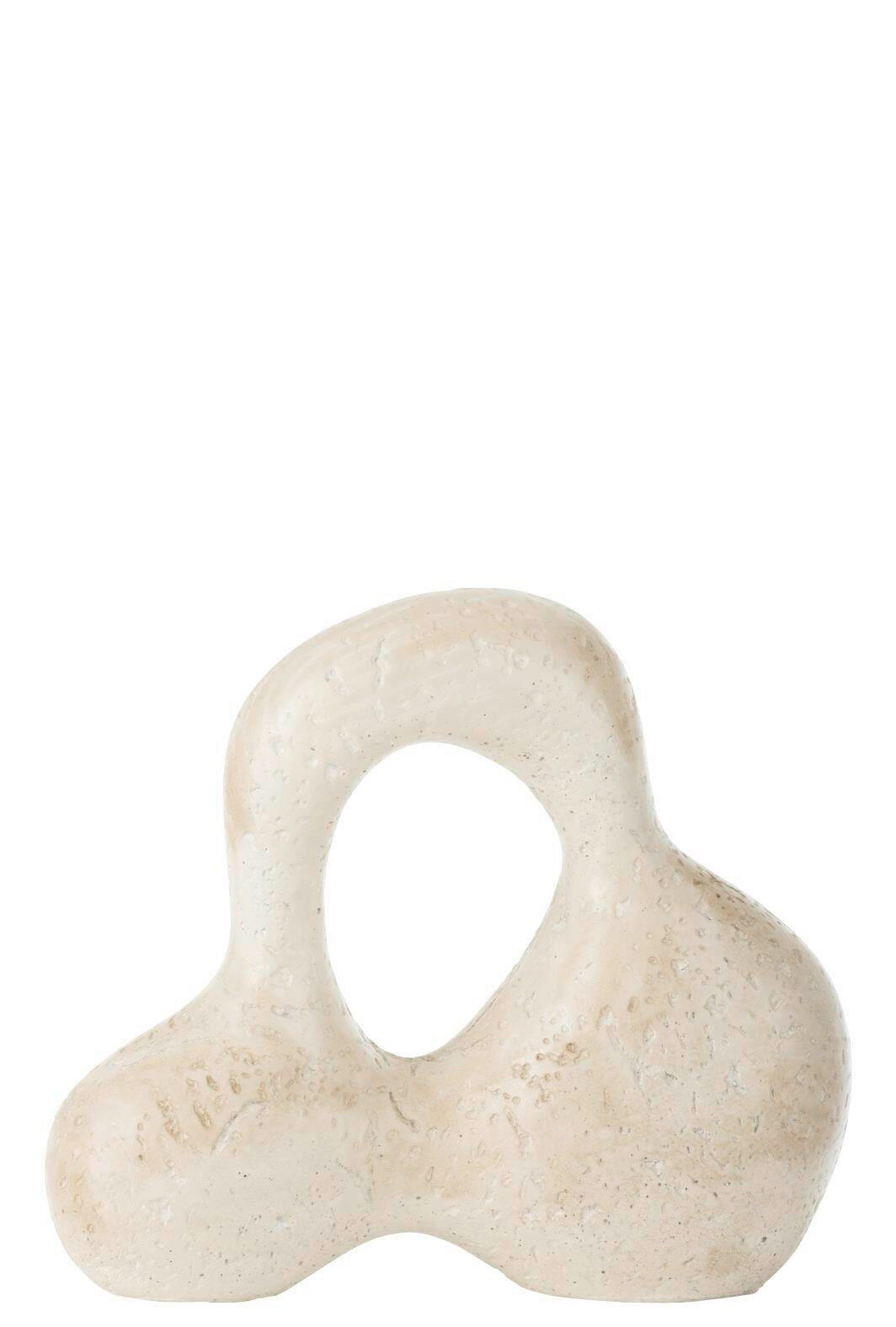 SKULPTUR - Creme, Basics, Keramik (25,5/9/22,5cm) - Ambia Home