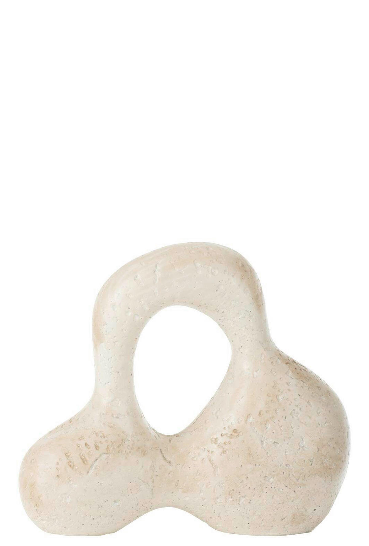 SKULPTUR - Creme, Basics, Keramik (25,5/9/22,5cm) - Ambia Home