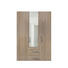 DREHTÜRENSCHRANK 3 -türig Sonoma Eiche - Alufarben/Sonoma Eiche, KONVENTIONELL, Glas/Holzwerkstoff (150/216/58cm) - Hom`in