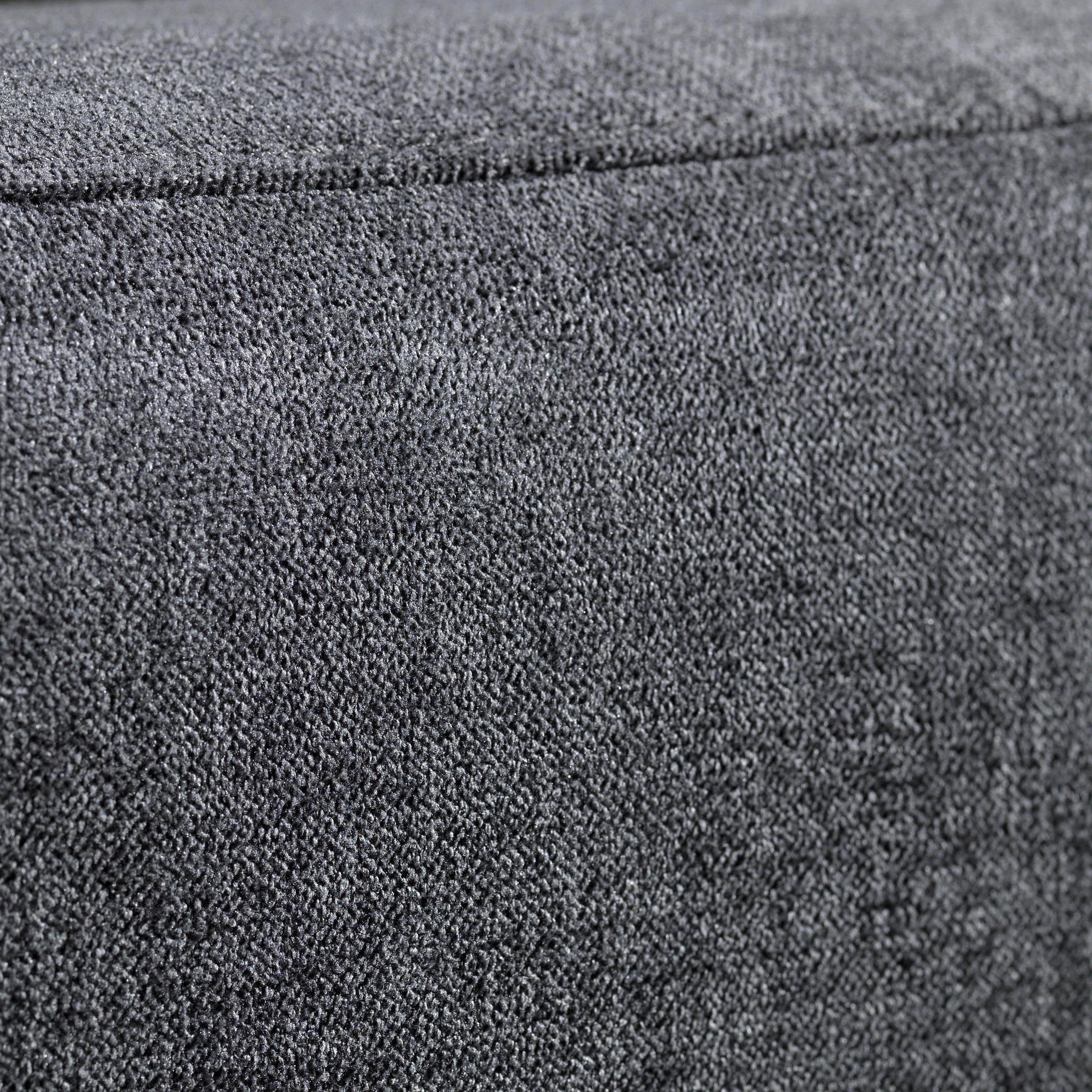 SCHLAFSOFA Flachgewebe Graublau  - Graublau/Schwarz, KONVENTIONELL, Kunststoff/Textil (206/82-100/101cm) - Livetastic