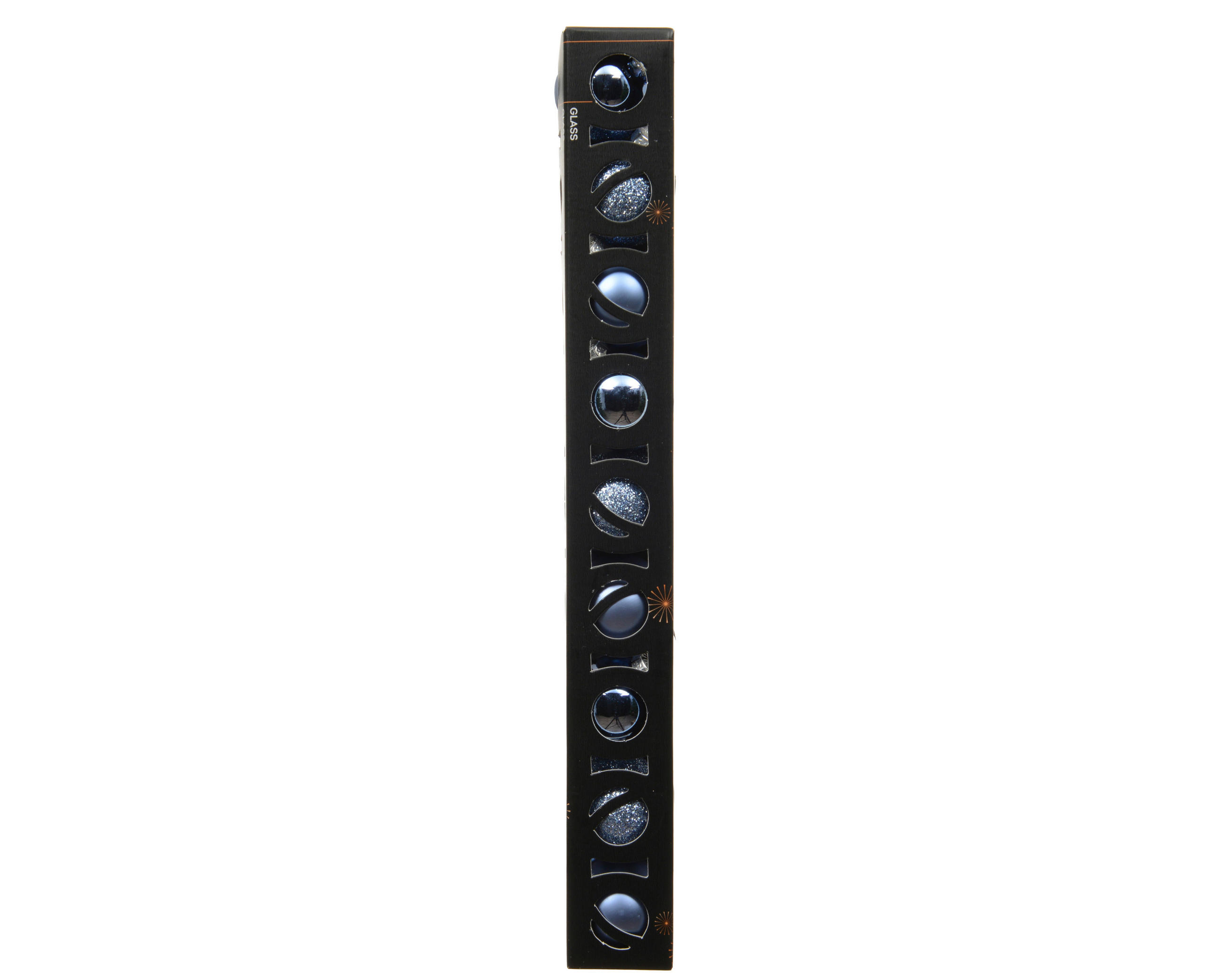 CHRISTBAUMKUGEL-SET  - Blau, Basics, Glas (3/3/3cm)