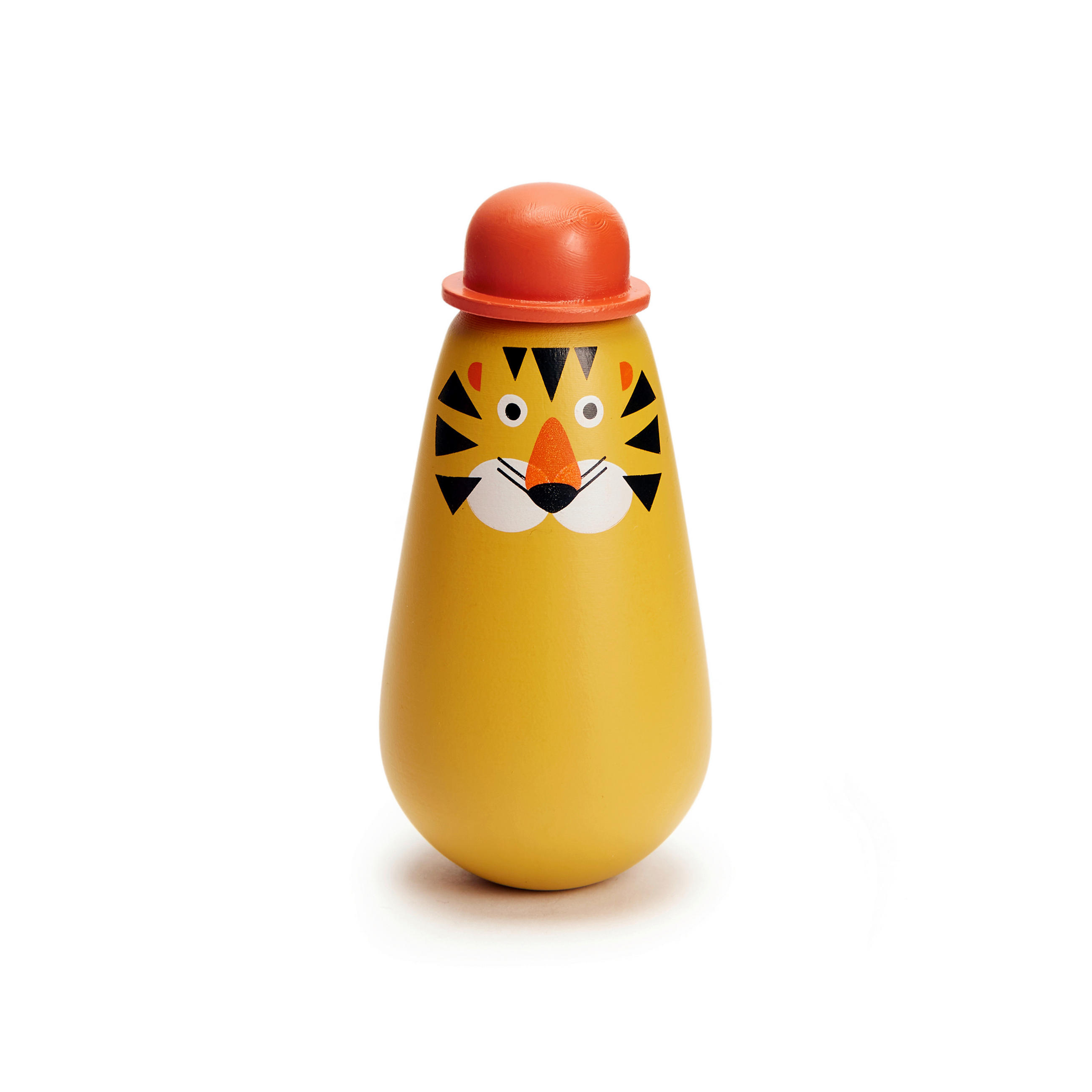 BUBLIFUK - růžová/tmavě hnědá, Basics, plast (4,5/10/4,5cm) - Kikkerland