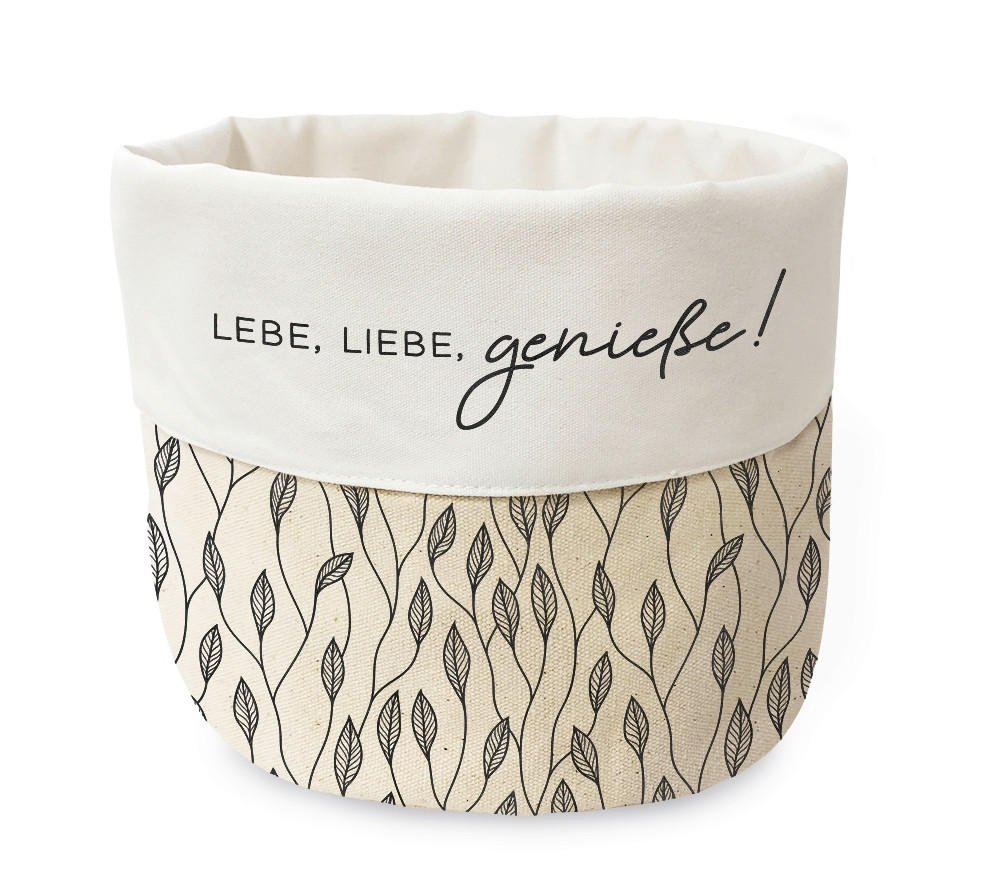 BROTKORB - Beige/Weiß, Basics, Textil (20/16cm)