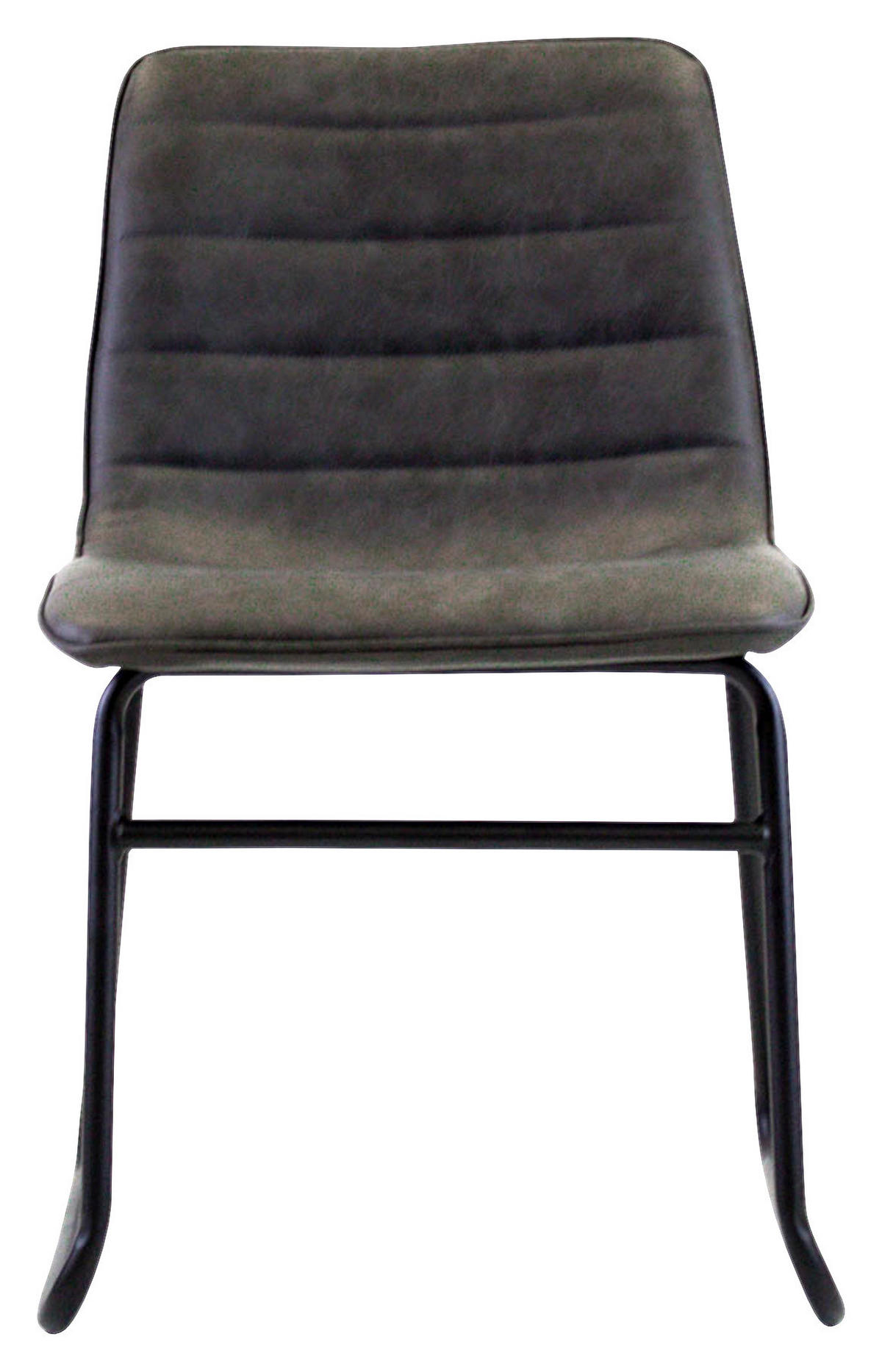 STUHL - Anthrazit/Schwarz, KONVENTIONELL, Kunststoff/Textil (48/77/56cm) - MID.YOU