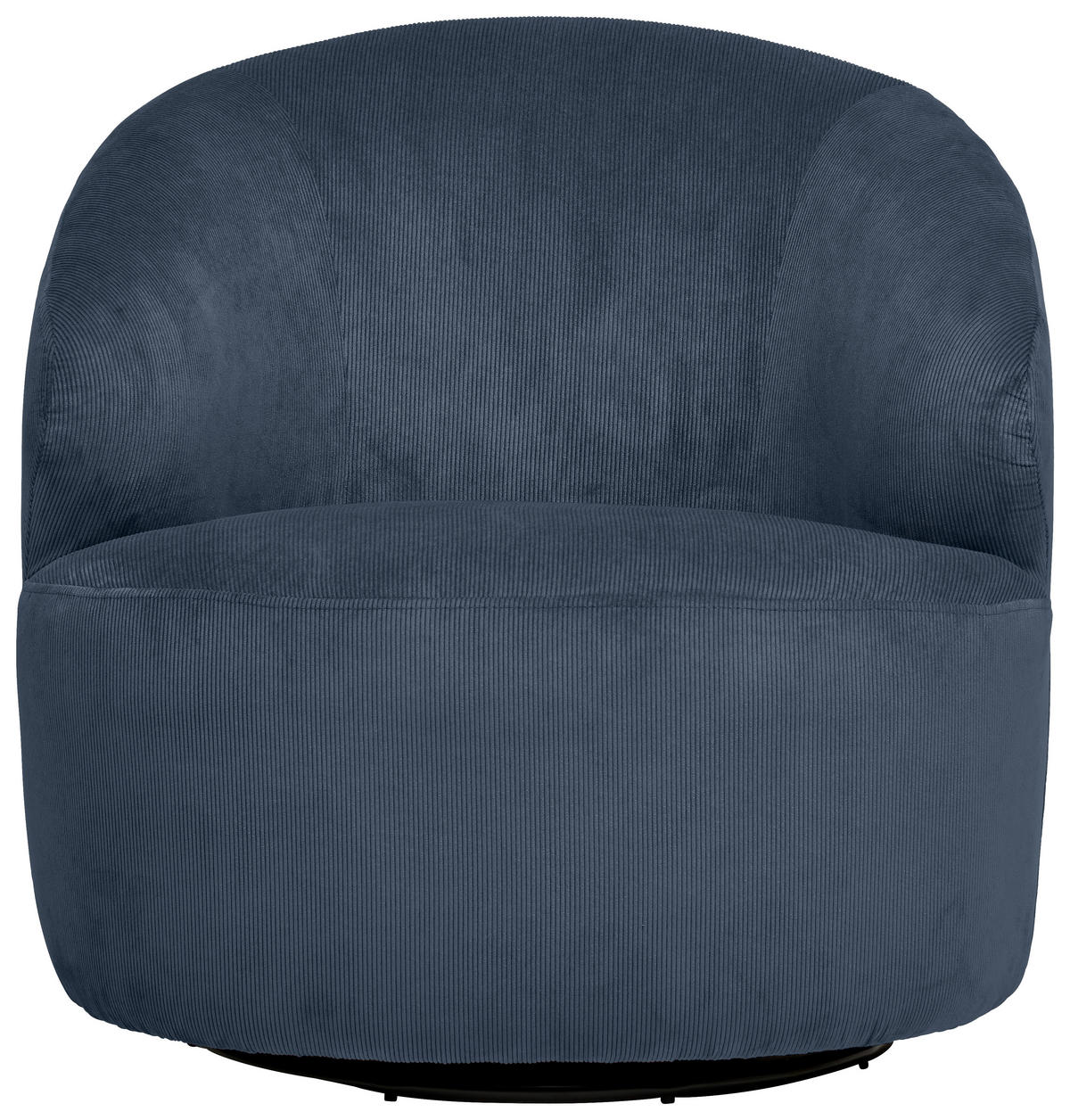 FÅTÖLJ i textil mörkblå  - svart/mörkblå, Design, metall/textil (80/76,5/80cm) - MID.YOU