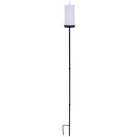 LED SVIEČKA plast   - biela, Basics, plast (7,5/117cm) - Ambia Home