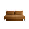 SCHLAFSOFA in Cord Goldfarben  - Goldfarben/Schwarz, Modern, Textil/Metall (198/90/100cm) - Livetastic