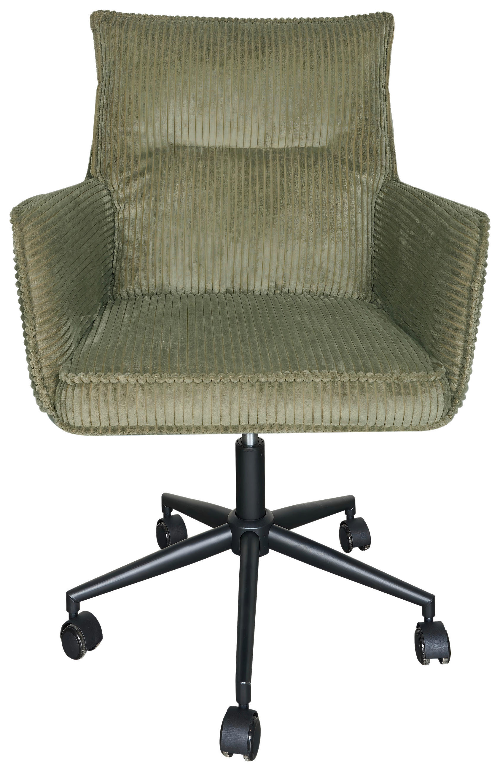 STOLICA OKRETNA  zelena, crna  metal, tekstil  - zelena/crna, Moderno, metal/tekstil (58,5/88/95/63cm) - Livetastic