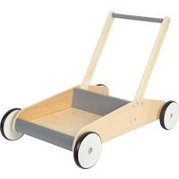 LAUFLERNWAGEN - Hellgrau, Basics, Holz/Kunststoff (62/46/41cm) - small foot