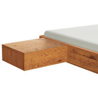 NACHTSCHRANK 48/41/16 cm Wildeiche massiv  - Eichefarben, Natur, Holz (48/41/16cm) - Hasena