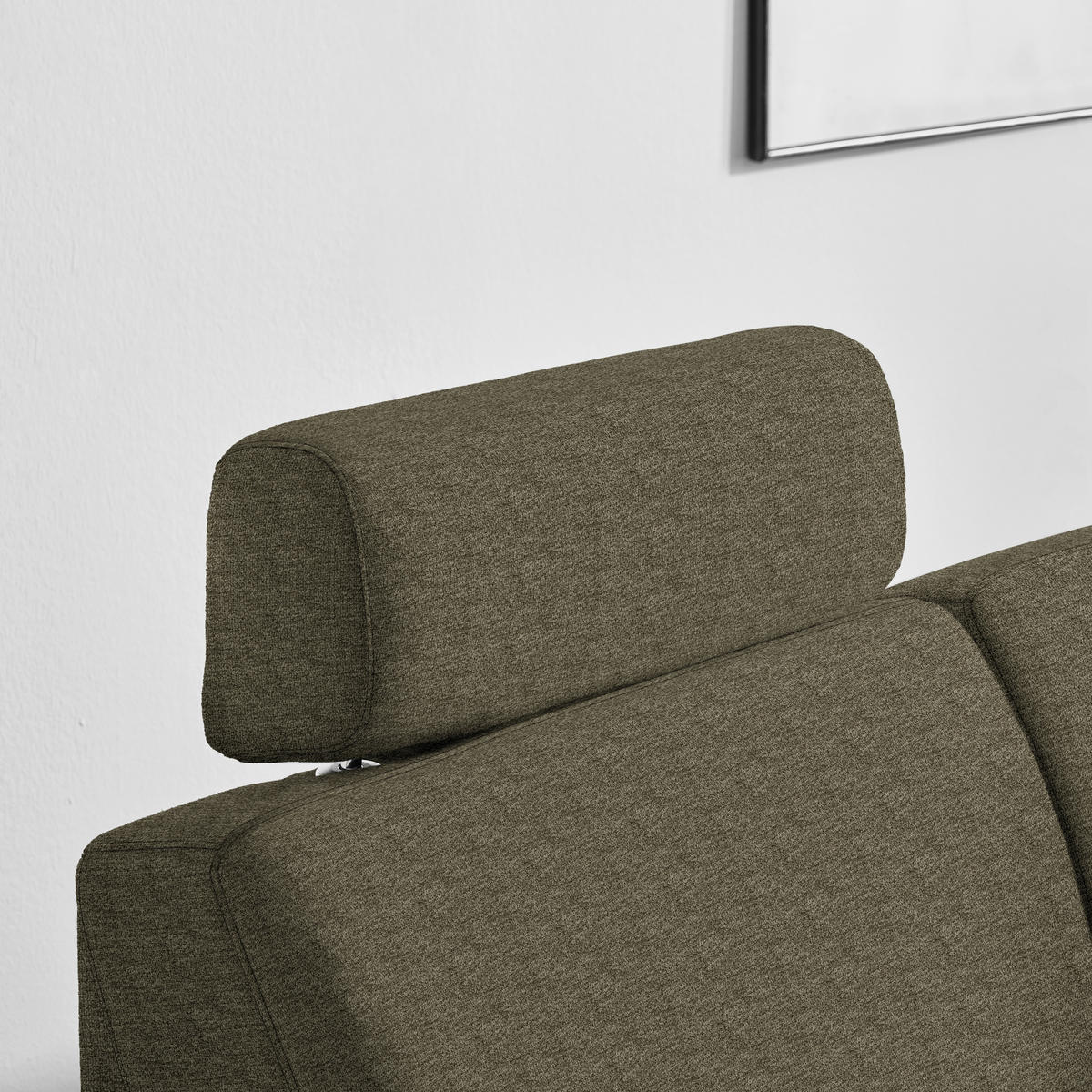 ECKSOFA in Webstoff Hellbraun  - Hellbraun/Schwarz, Konventionell, Kunststoff/Textil (224/165cm) - Xora