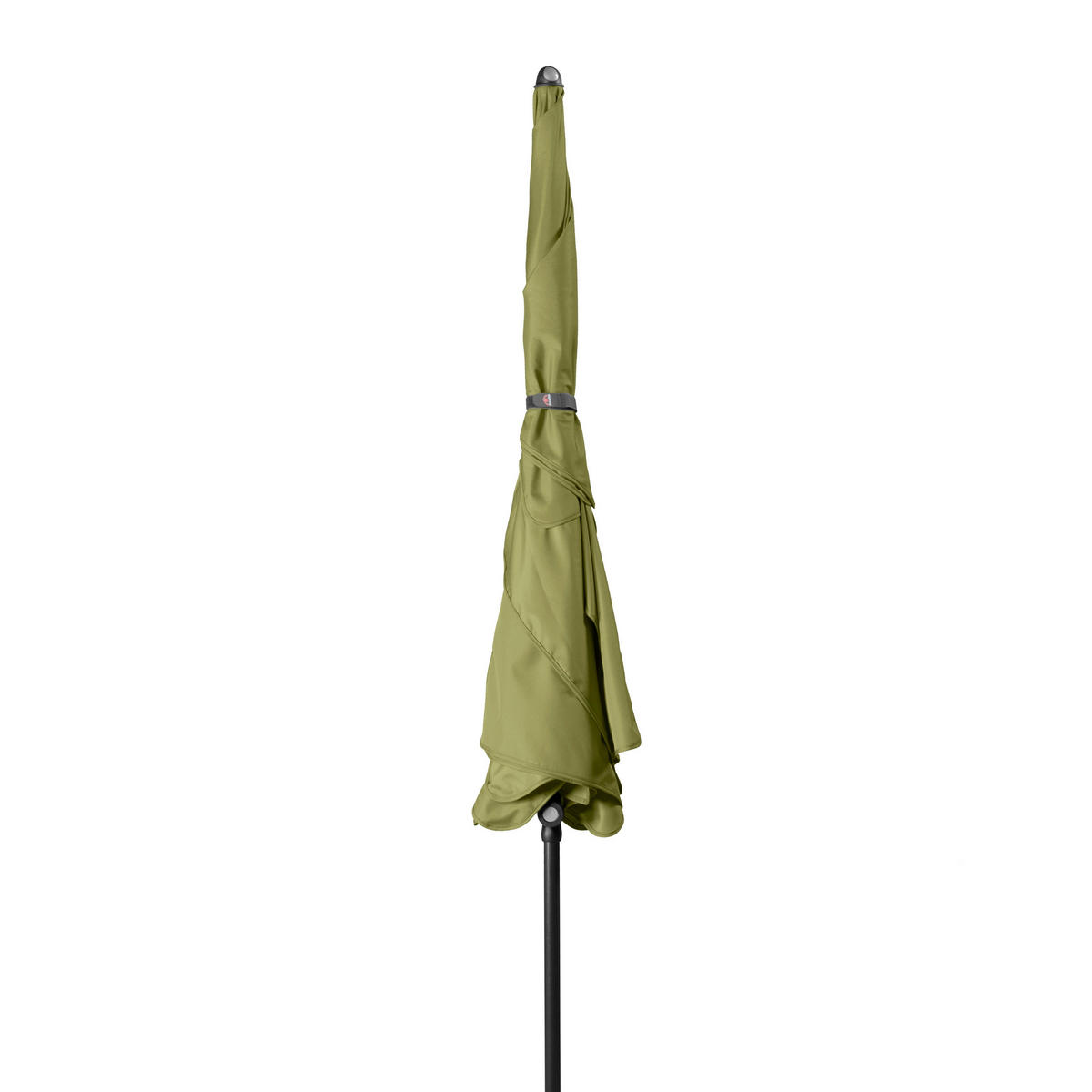 SONNENSCHIRM  225/120 cm  - Anthrazit/Grün, Basics, Textil/Metall (225/120cm) - Doppler