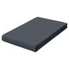 SPANNLEINTUCH 130/200 cm Frottee  - Dunkelgrau, Basics, Textil (130/200cm) - Schlafgut