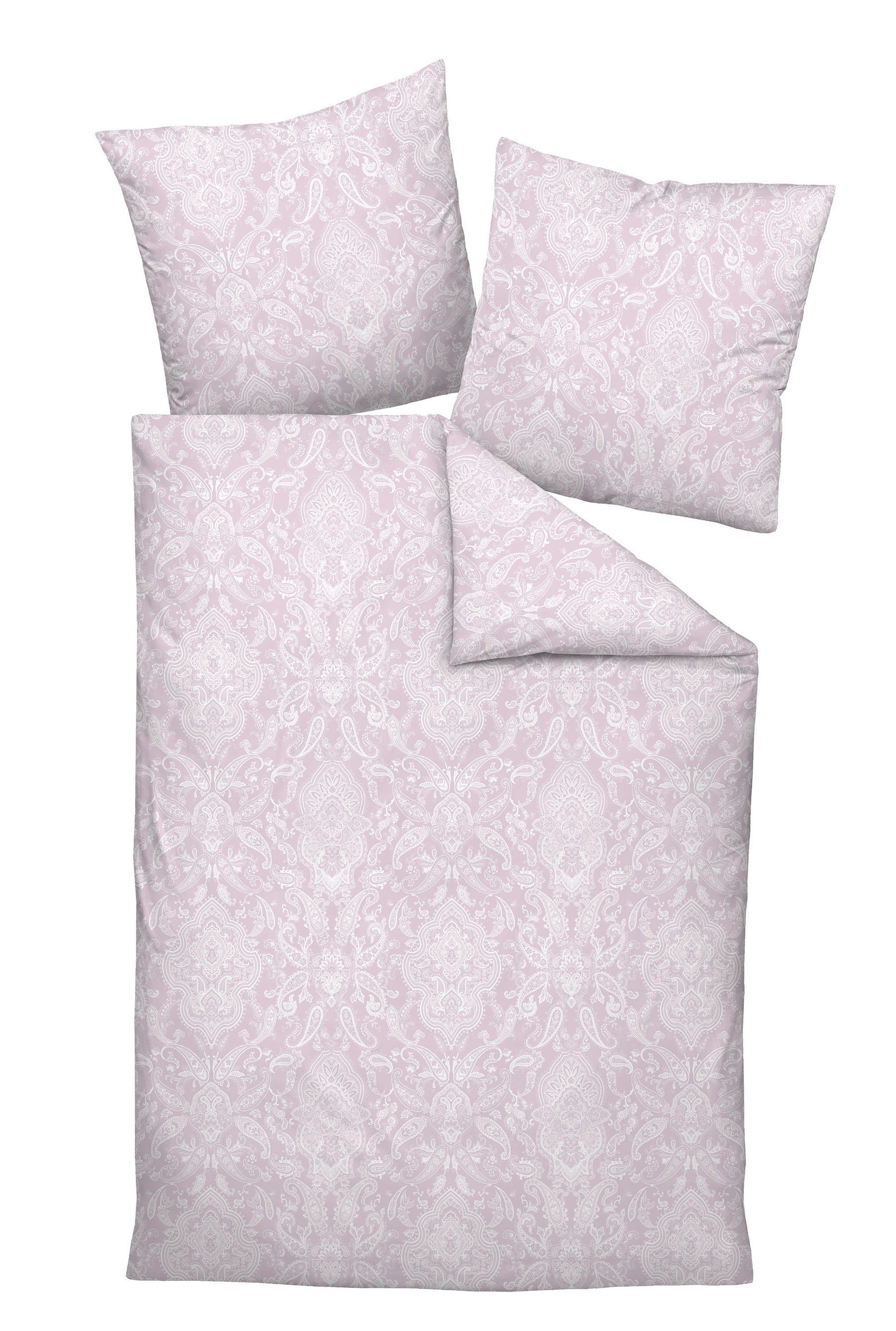 POSTELJINA 135/200 cm   - ružičasta, Konvencionalno, tekstil (135/200cm) - Janine