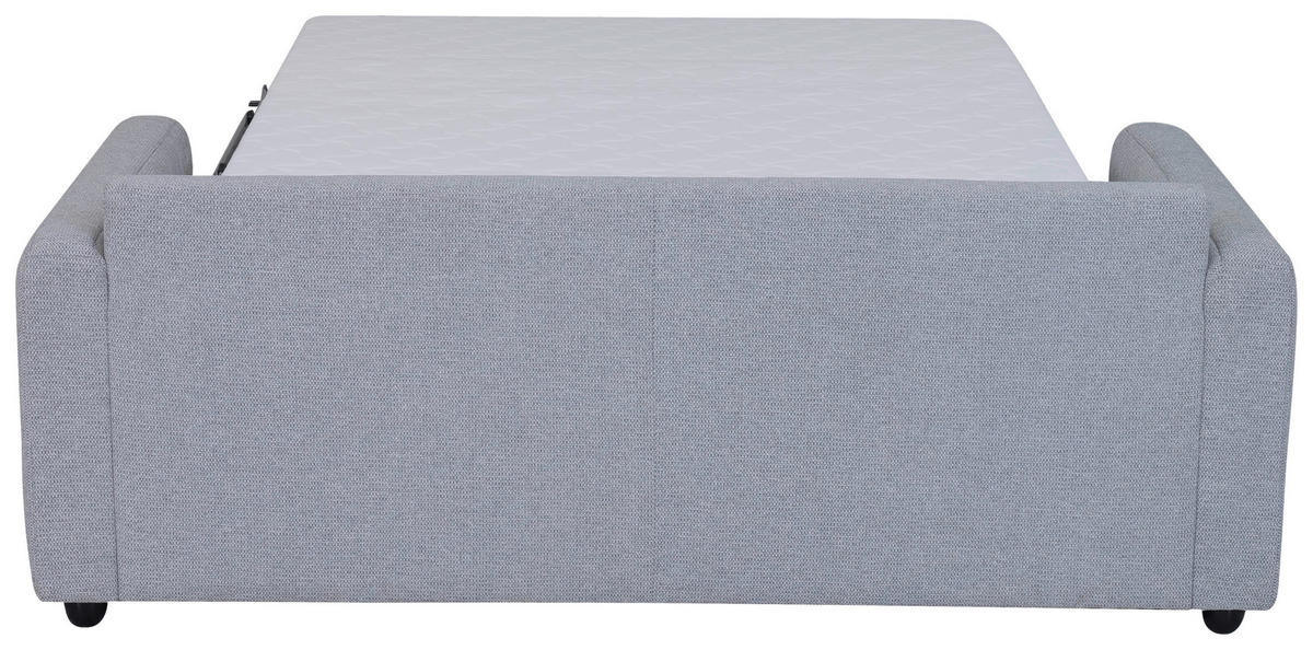 SCHLAFSOFA Webstoff Grau  - Schwarz/Grau, KONVENTIONELL, Kunststoff/Textil (191/90/100cm) - Livetastic