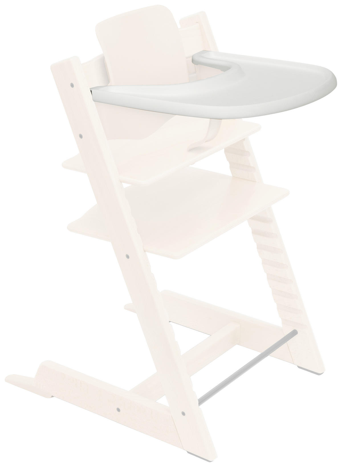 ESS- UND SPIELBRETT Tripp Trapp Tray  - Weiß, Basics, Kunststoff (44/41/4cm) - Stokke