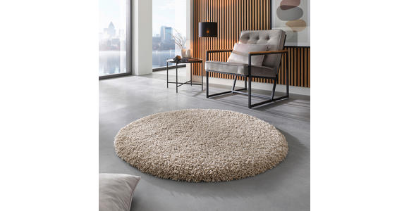 HOCHFLORTEPPICH 160 cm Beige  - Beige, Basics, Textil (160cm) - Novel