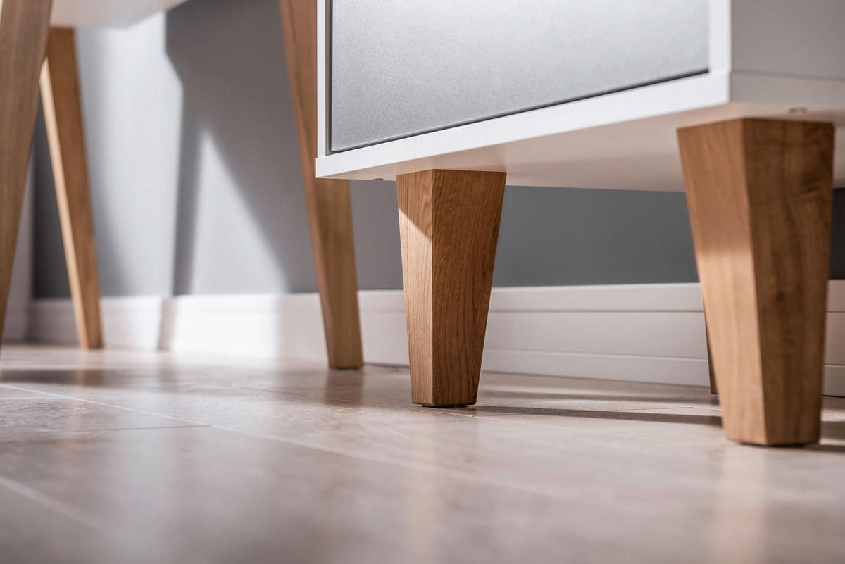 KOMMODE  in 103,5/96,5/45 cm  - Eichefarben/Graphitfarben, MODERN, Holz/Holzwerkstoff (103,5/96,5/45cm) - MID.YOU
