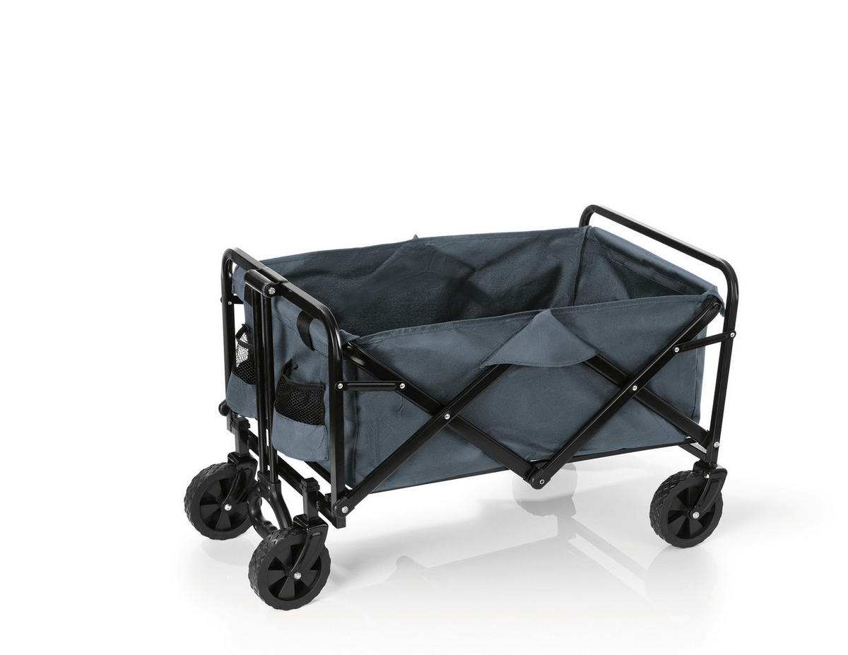 SKLÁDACÍ DĚTSKÝ VOZÍK - šedá, Basics, kov/plast (75/49,5/91cm)