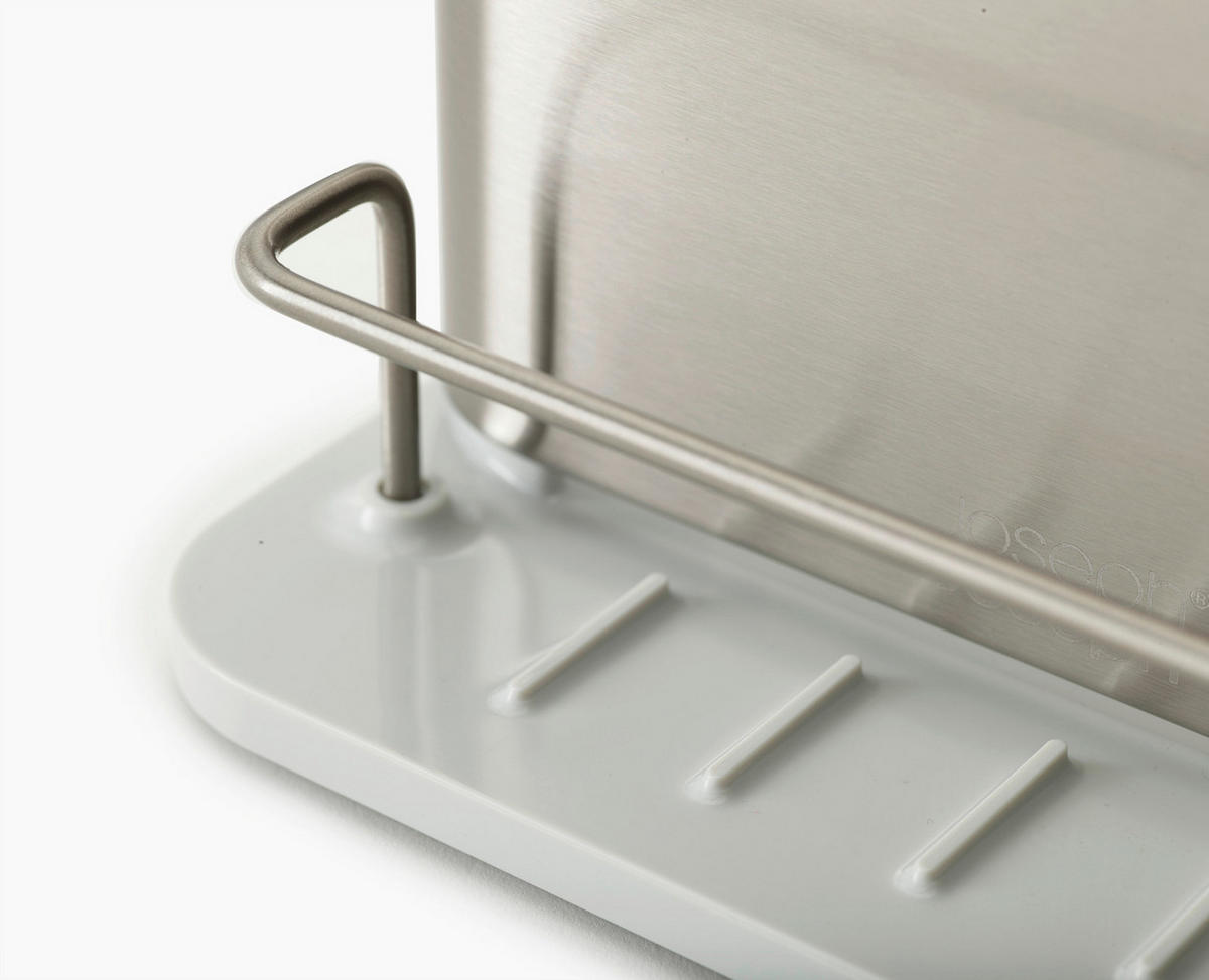 DRŽAČ ZA SUNĐER Surface  - svetlosiva, Osnovno, metal/plastika (18/12,5/12,8cm) - Joseph Joseph